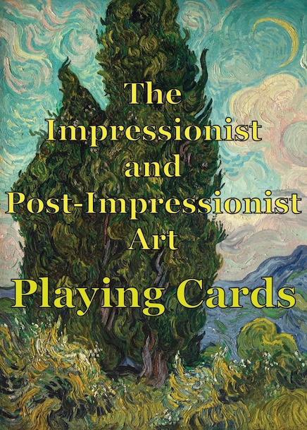 The Impressionist and Post-Impressionist Playing Cards box front
